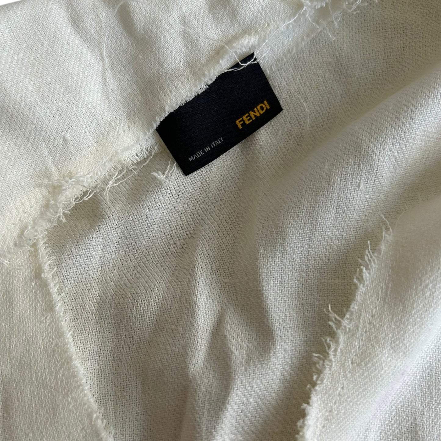 Fendi multicolored linen-silk blend mini dress / IT40 / S