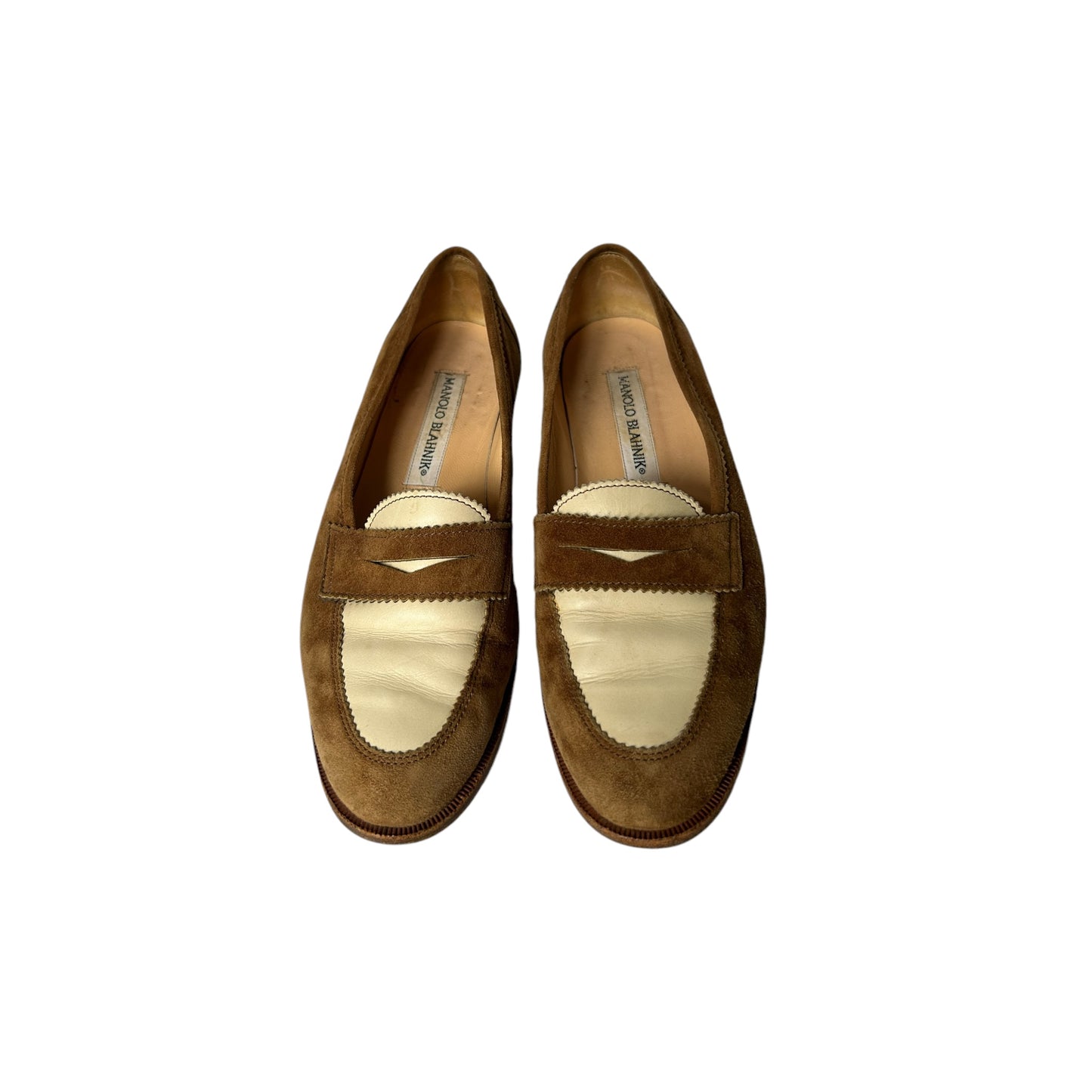Vintage Manolo Blahnik loafers as seen on princess Diana / 36.5