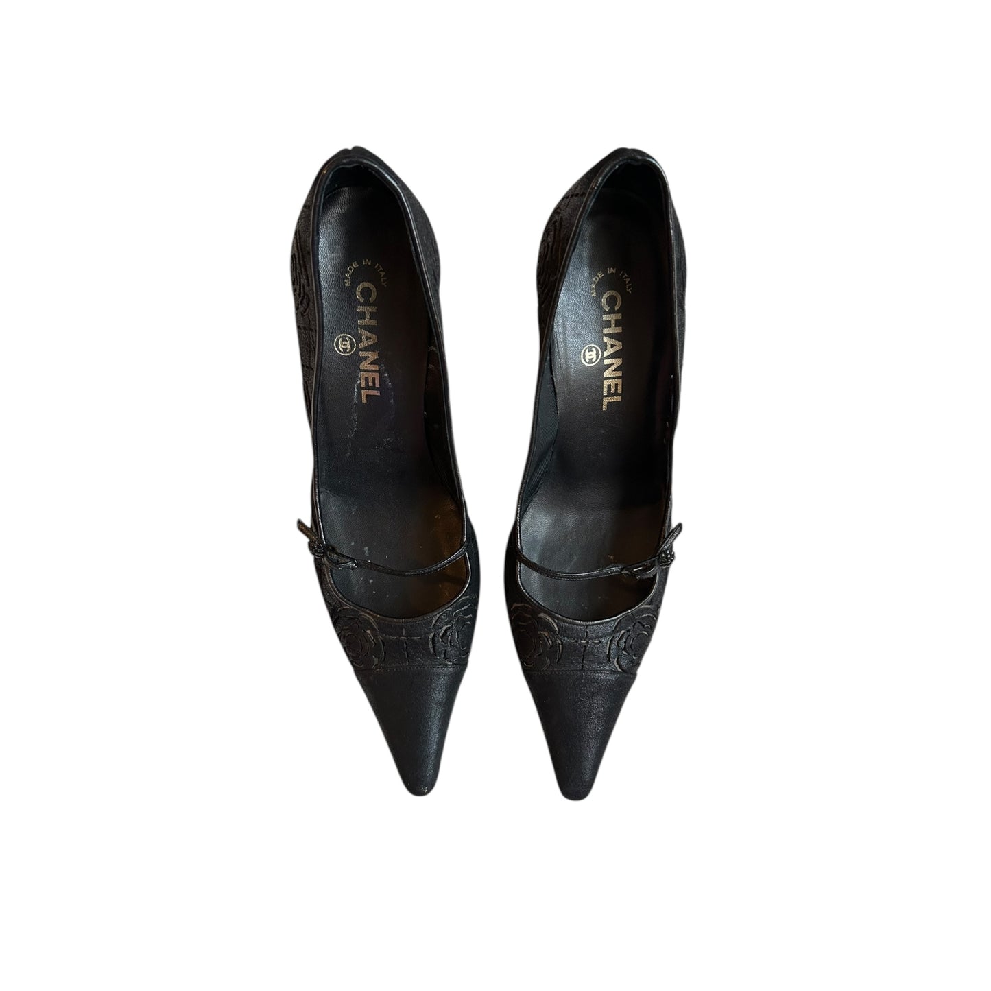 Vintage Chanel by Karl Lagerfeld magnolia heel pumps / 40