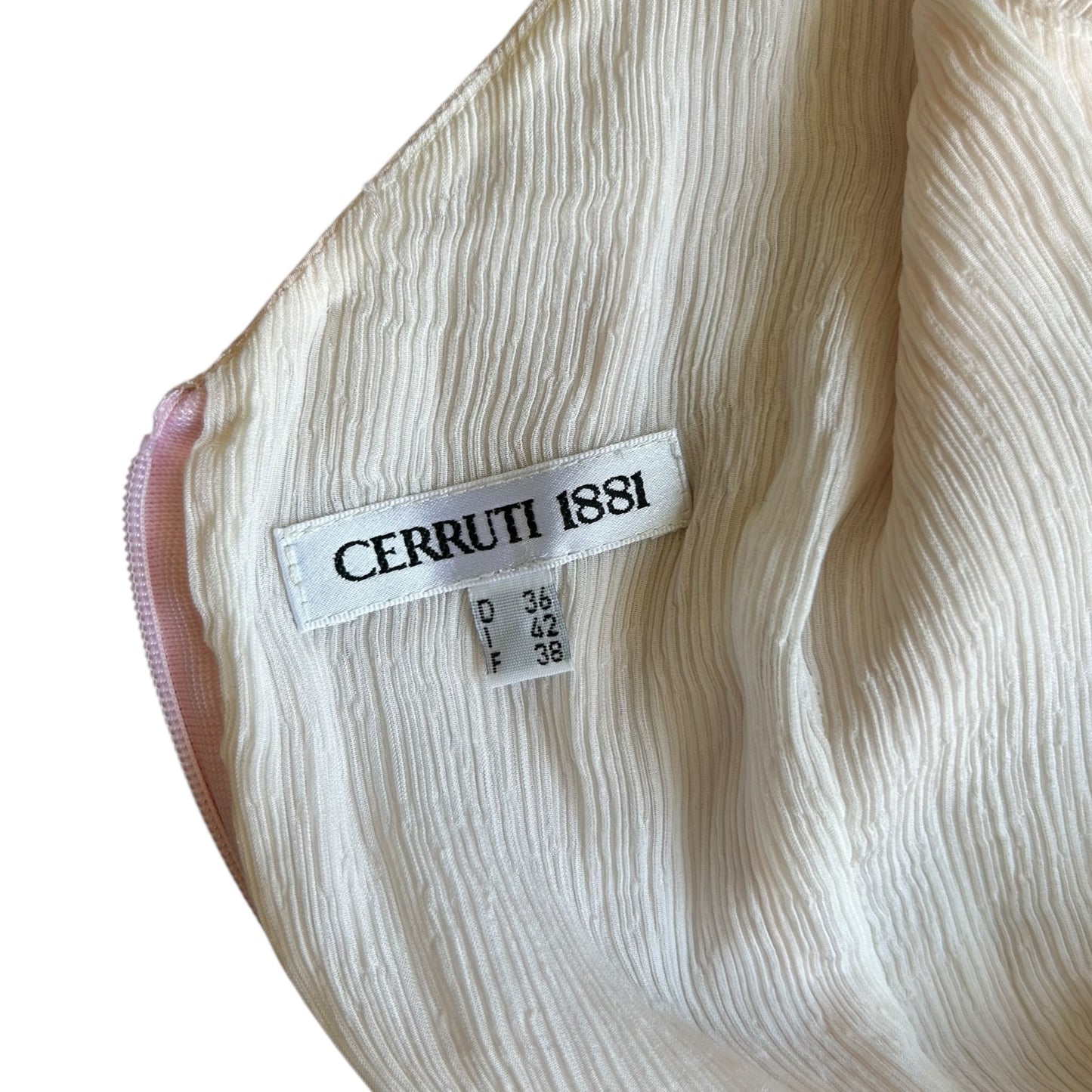 Vintage rare Cerrutti 1881 100% silk beaded rose maxi gown