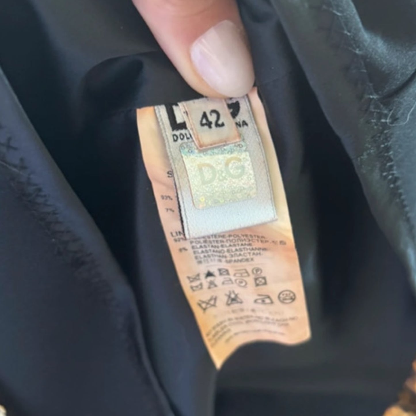 Vintage Dolce&Gabbana FW1996 leo print silk dress