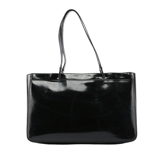 Vintage GUCCI by Tom Ford Tote  Patent leather Black Jackie
