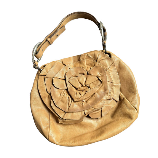 Vintage Yves Saint Laurent by Tom Ford rosebud beige bag