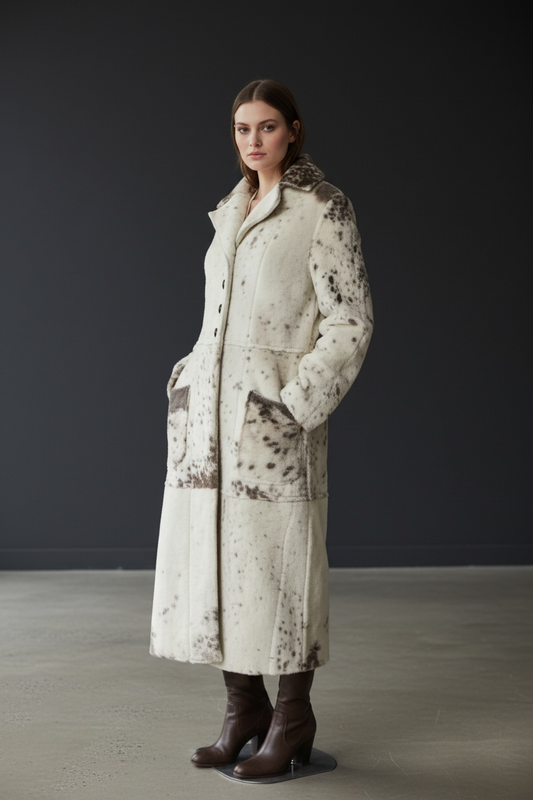 Vintage Roberto Cavalli pony hair AW01 coat
