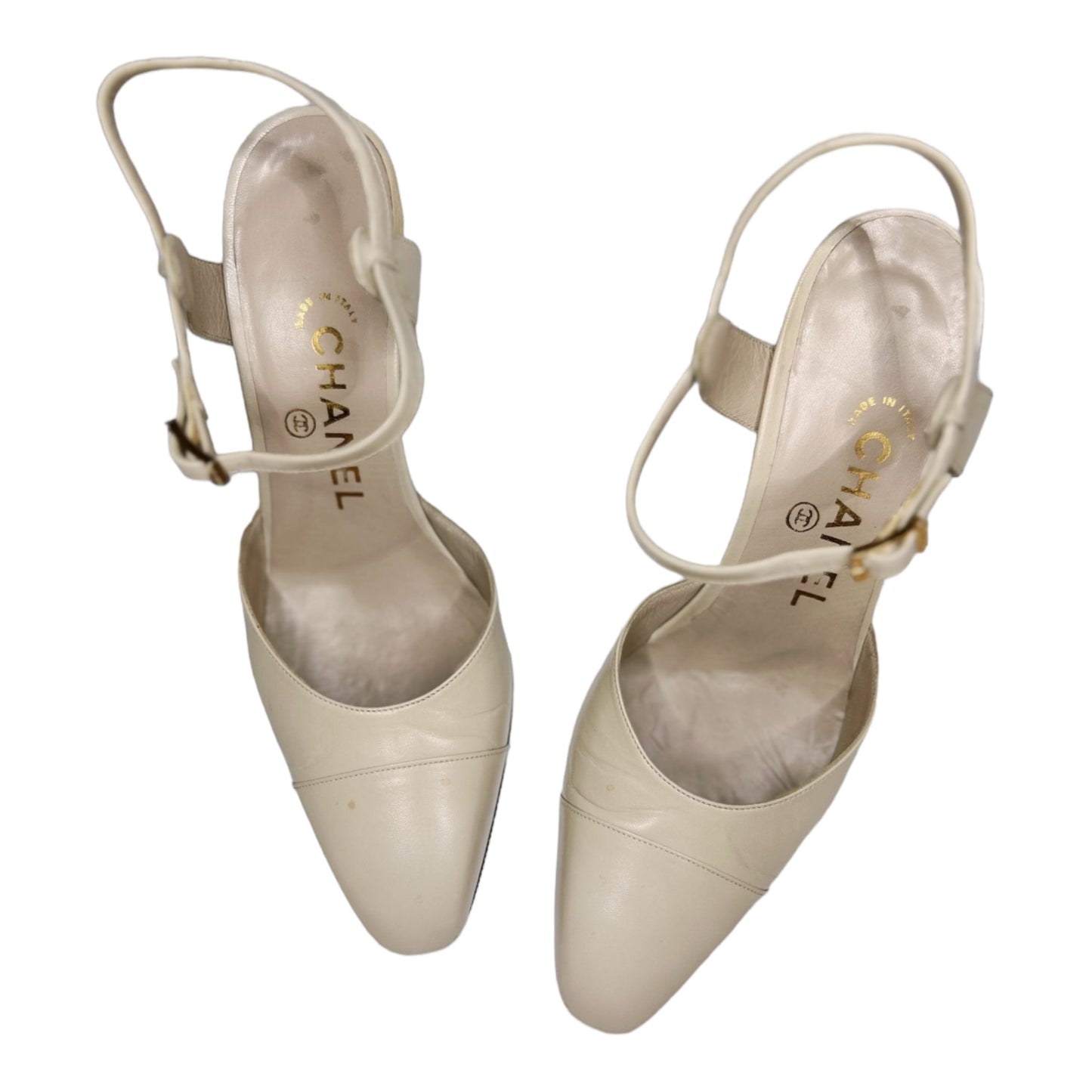 Vintage Chanel classic heels/36.5