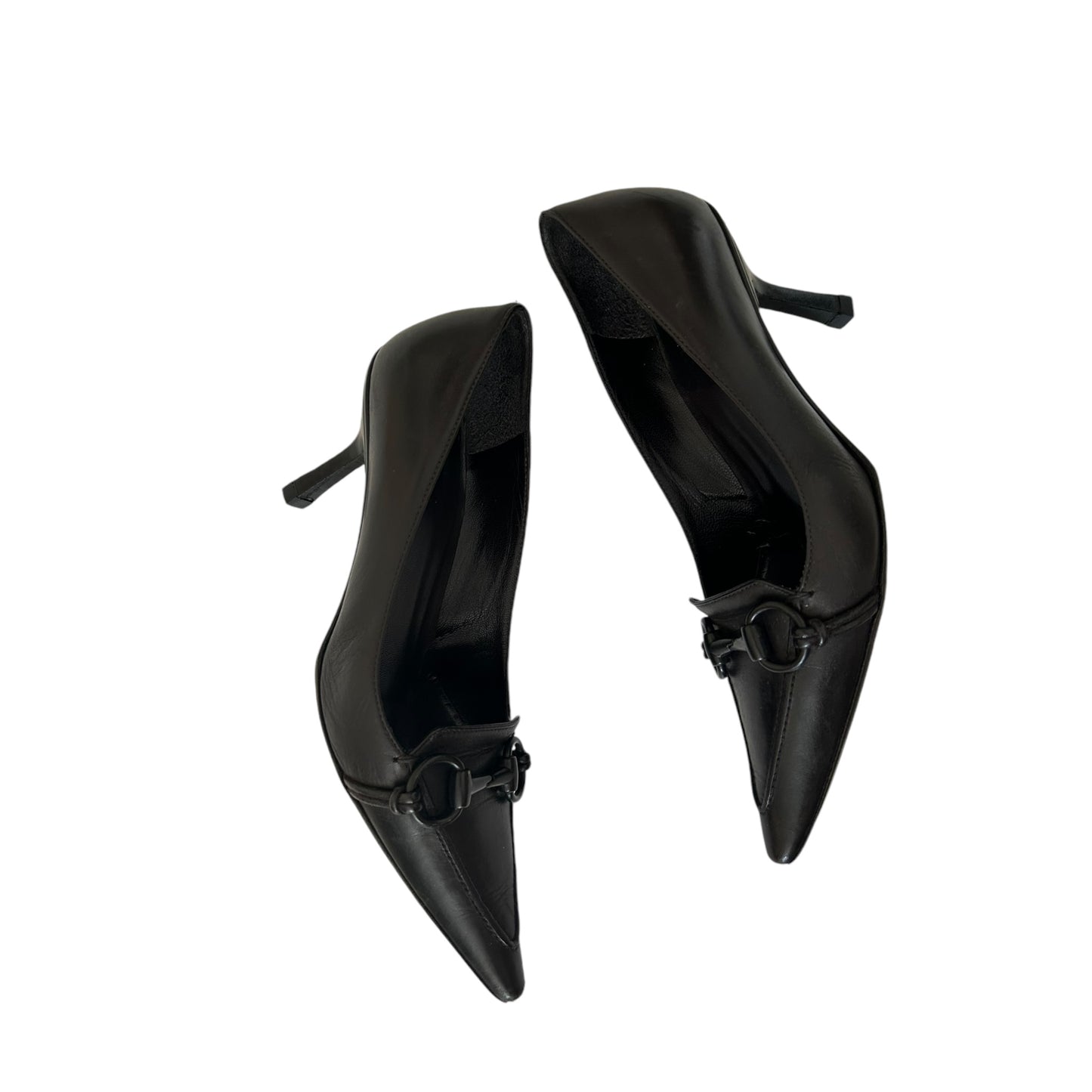 Vintage Gucci by Tom Ford horse-bit heels pumps / 35.5