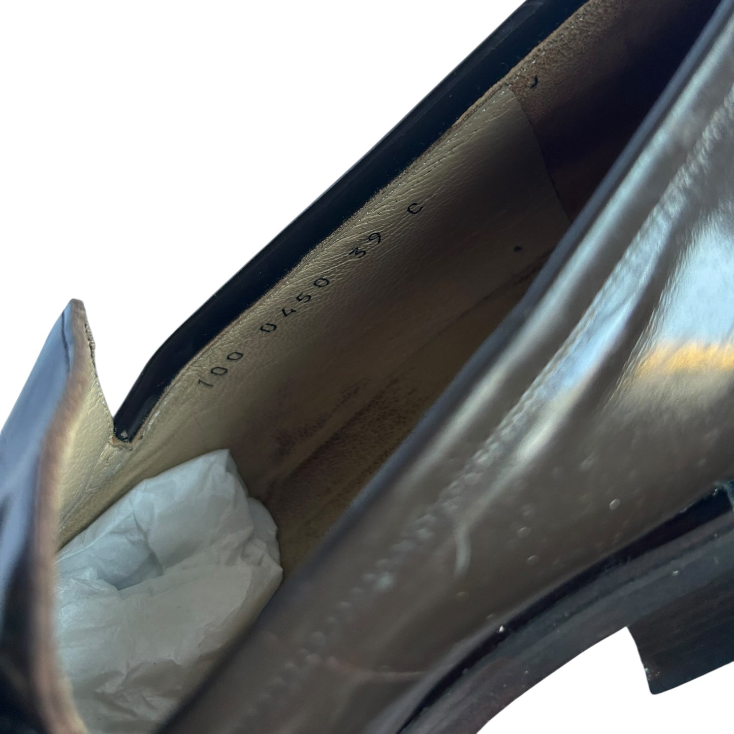 Vintage Gucci by Tom Ford brown leather loafer / 39