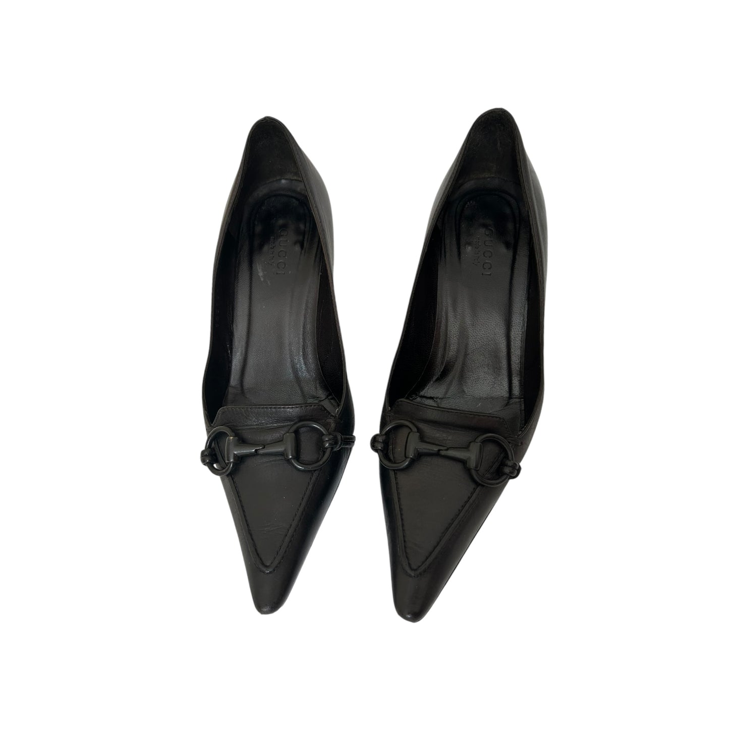 Vintage Gucci by Tom Ford horse-bit heels pumps / 35.5