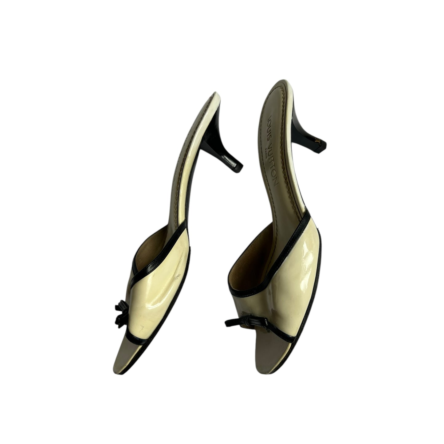 Vintage Louis Vuitton by Marc Jacobs bow tie mule heels / 39