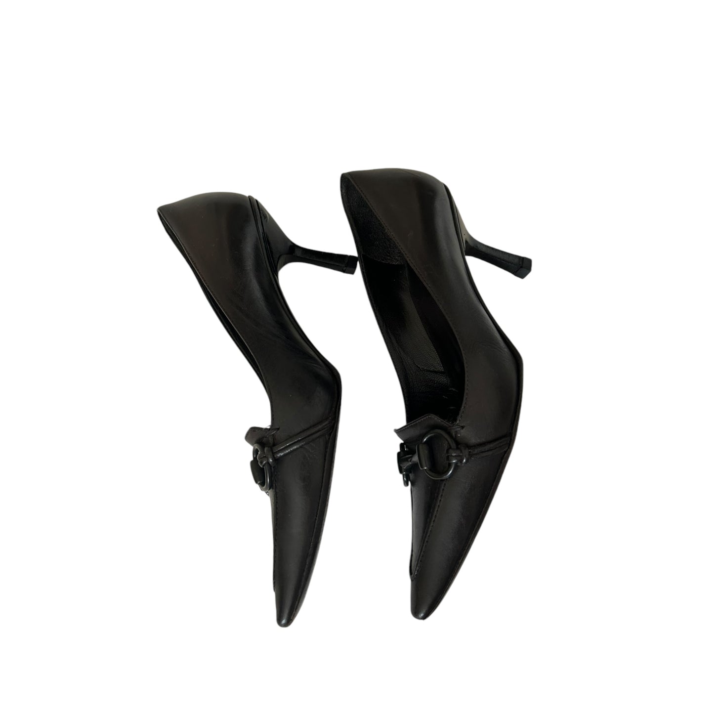 Vintage Gucci by Tom Ford horse-bit heels pumps / 35.5