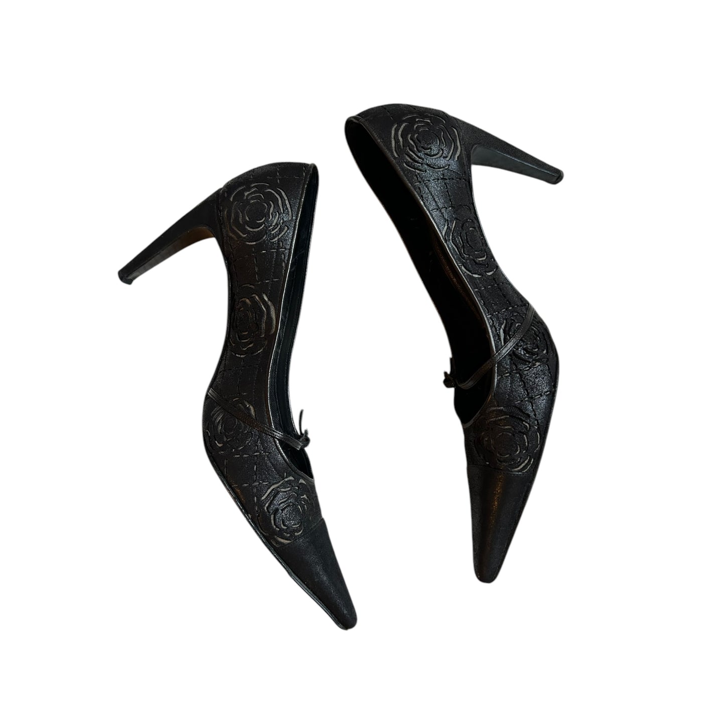 Vintage Chanel by Karl Lagerfeld magnolia heel pumps / 40