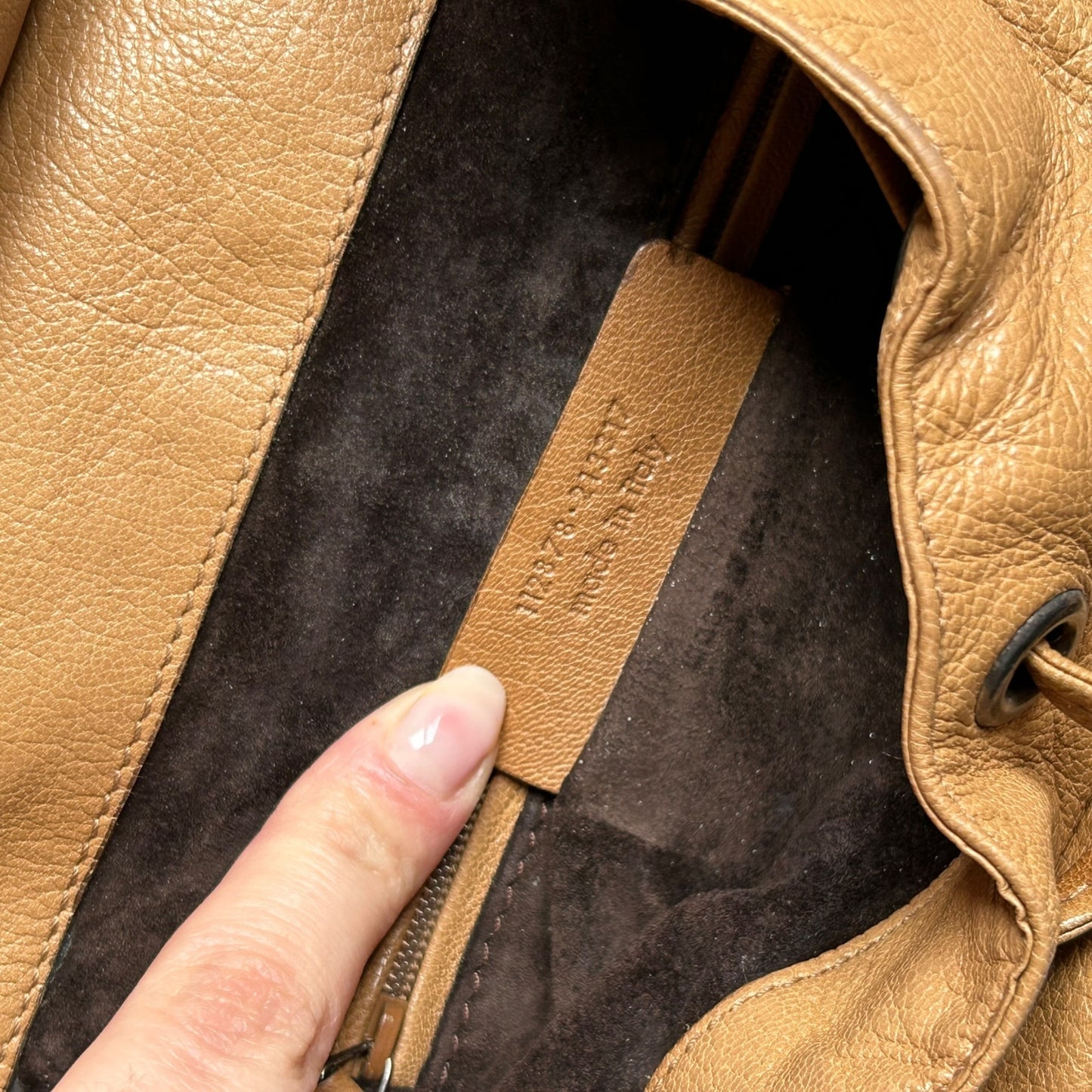 Vintage Yves Saint Laurent by Tom Ford rosebud beige bag