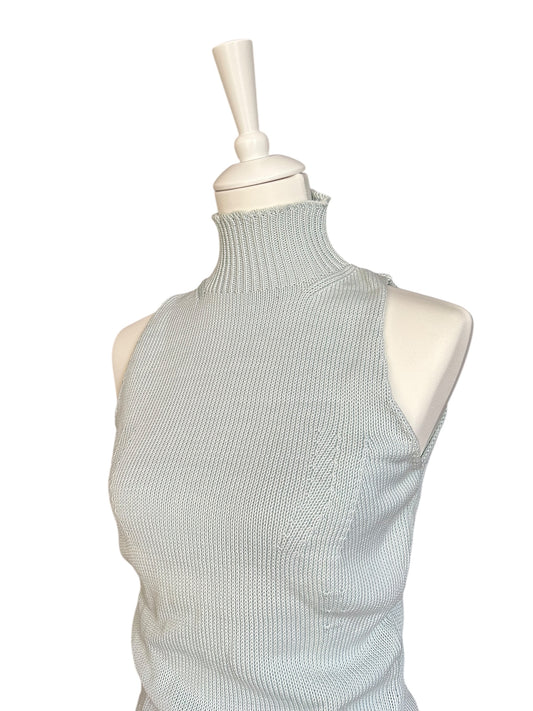 Vintage Boss turquoise knitted turtleneck / S