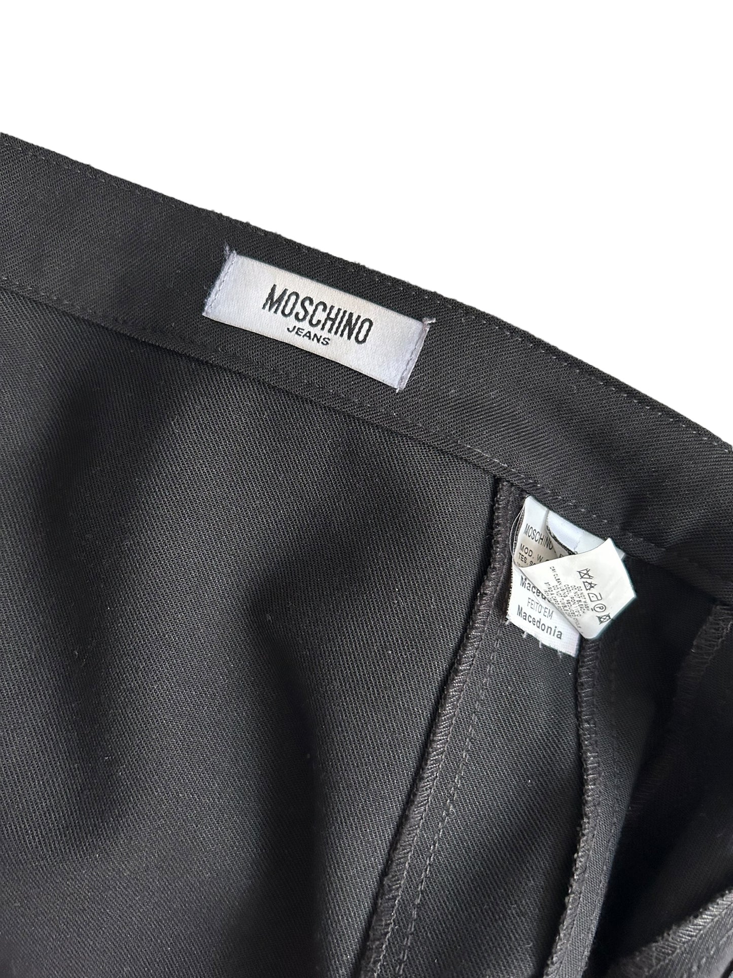 Moschino black asymmetrical skirt / IT42 / M