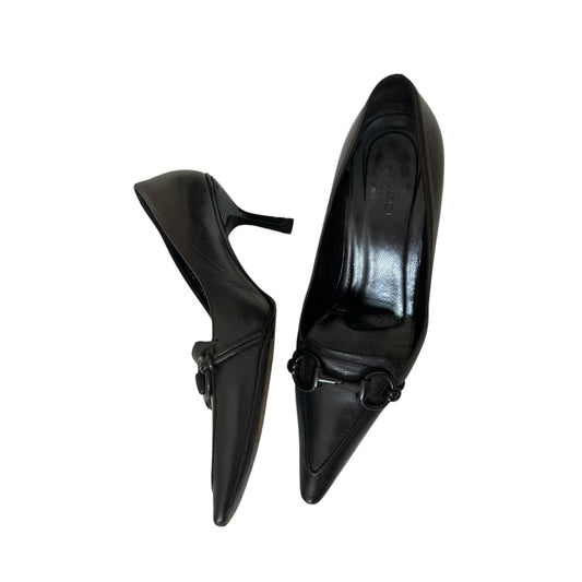 Vintage Gucci by Tom Ford horse-bit heels pumps / 35.5