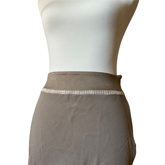 Vintage Blumarine midi lace detail skirt / S