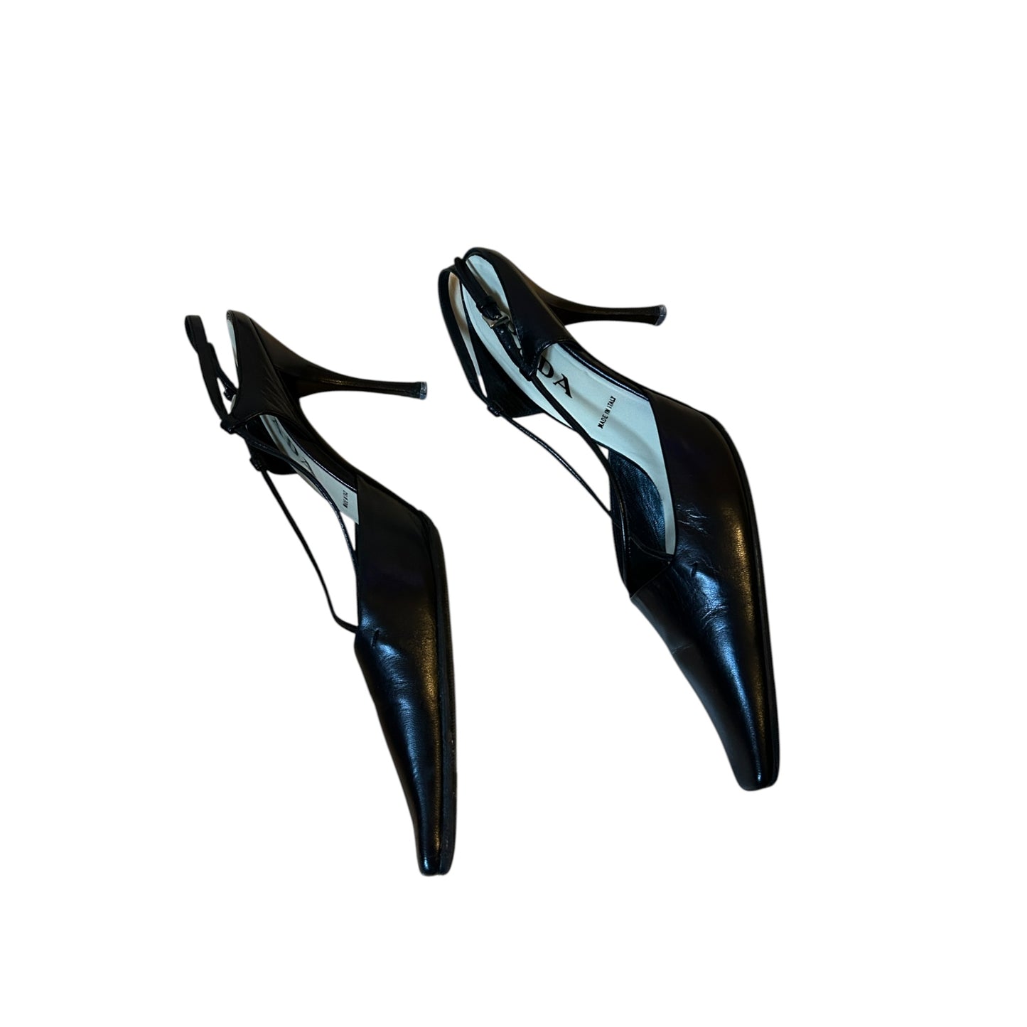 Vintage Prada slingback heels as seen on CBK / 36