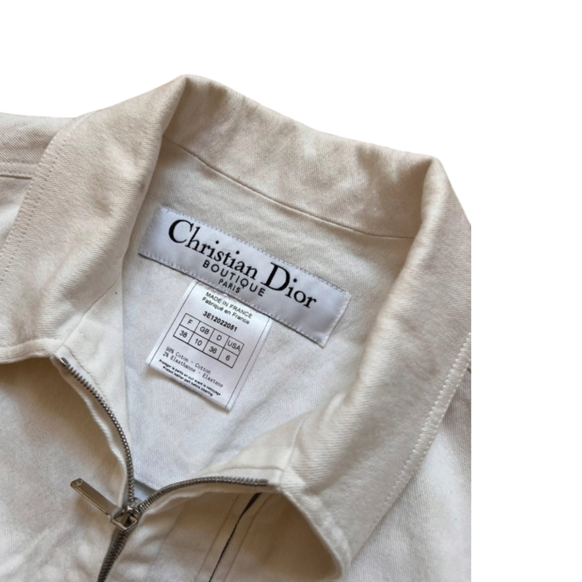 Vintage Dior by Galliano SS03 lace up biker jacket