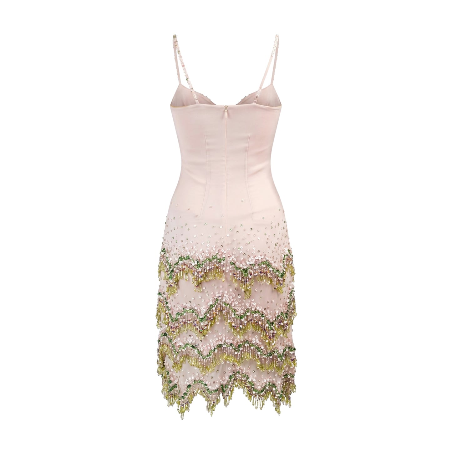 Roberto Cavalli F/W 2002 Embellished
Beaded pink Slip Dress