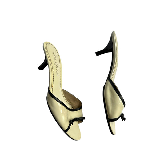 Vintage Louis Vuitton by Marc Jacobs bow tie mule heels / 39