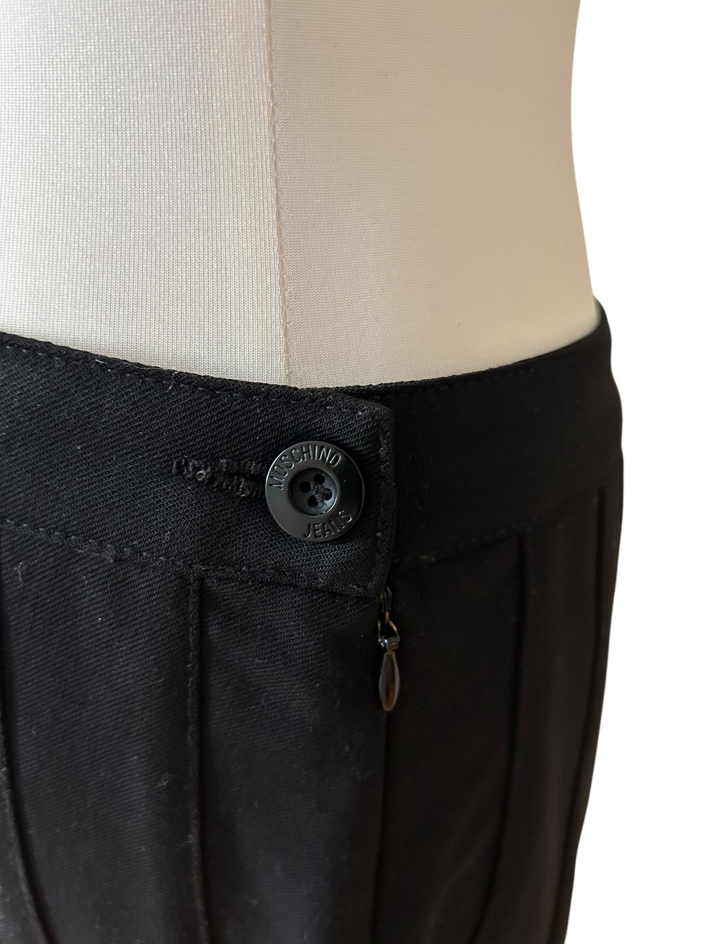 Moschino black asymmetrical skirt / IT42 / M