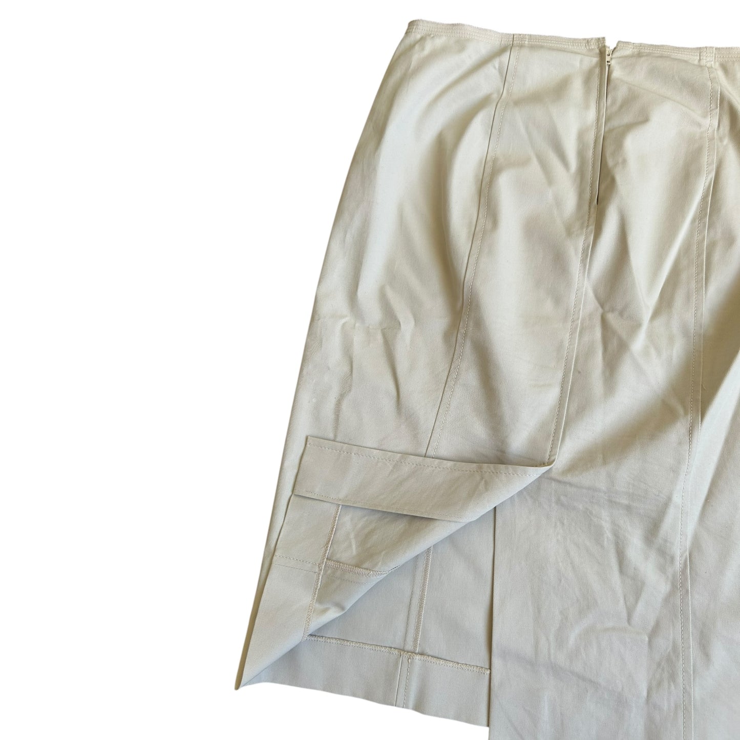 Vintage Prada cream skirt suit set