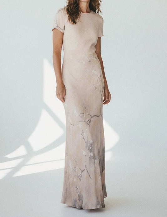 Vintage Roberto Cavalli Spring 1998 Maxi Silk Dress