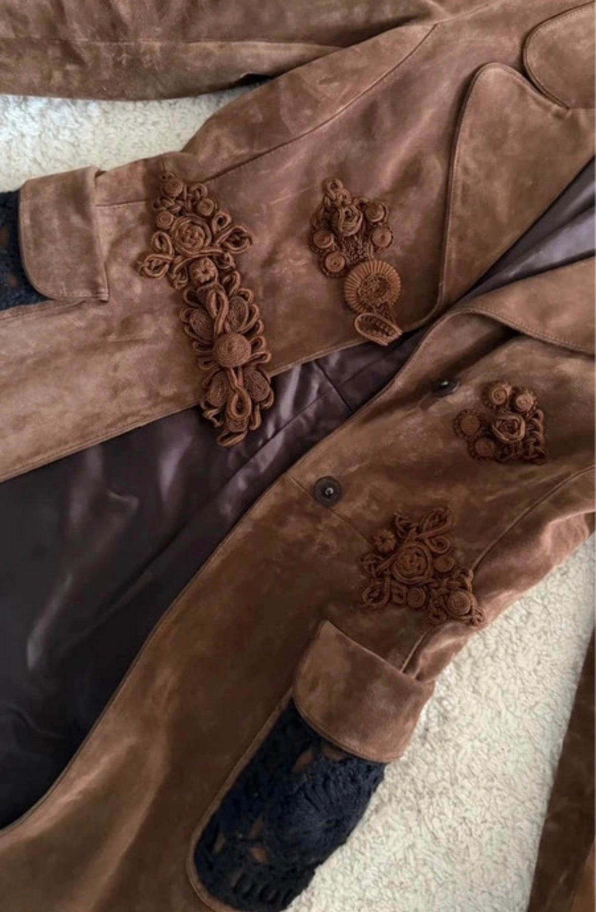 PRADA Vintage Suede Coat