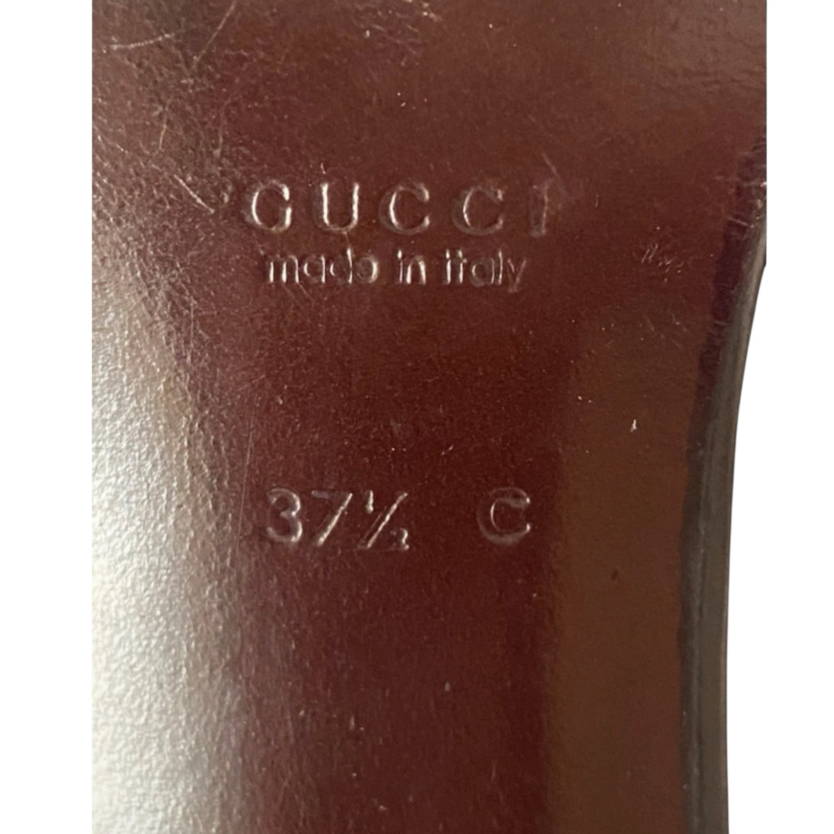 Gucci suede brown vintage boots / 37.5