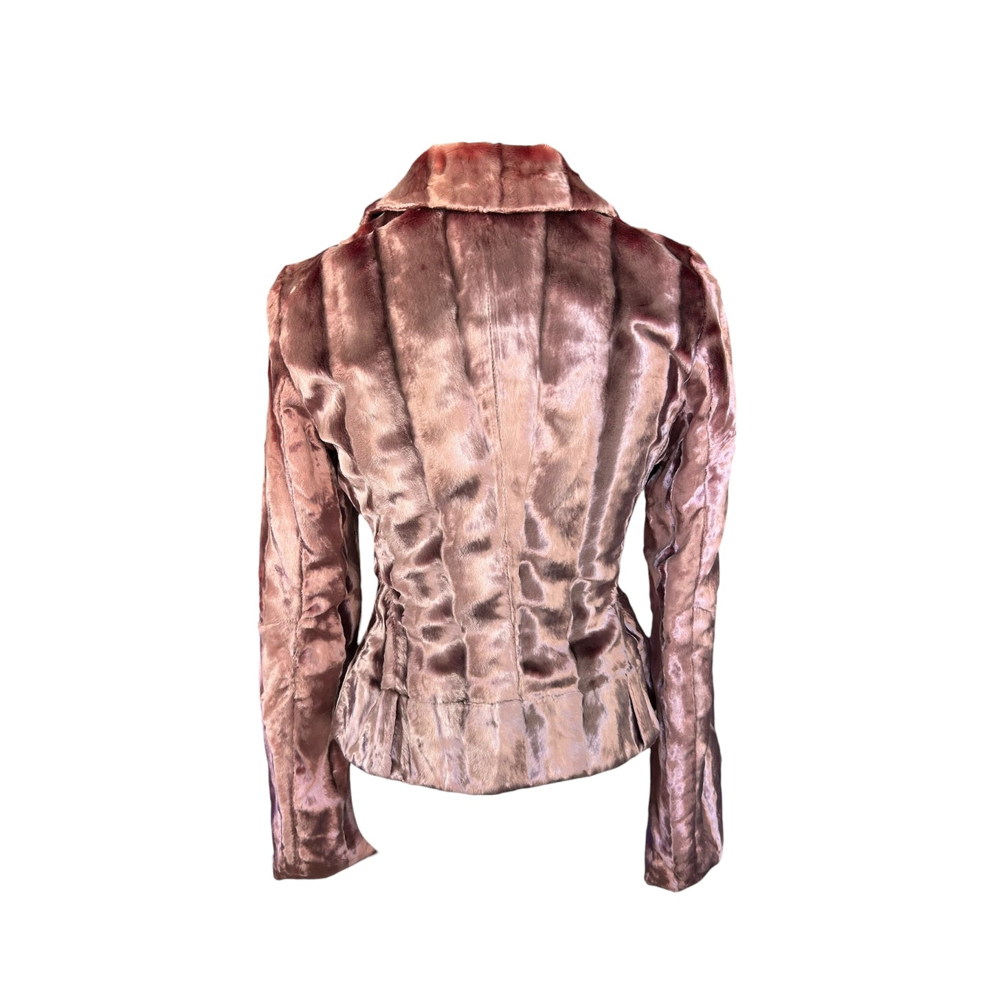 Vintage rare Roberto Cavalli velour purple blazer jacket