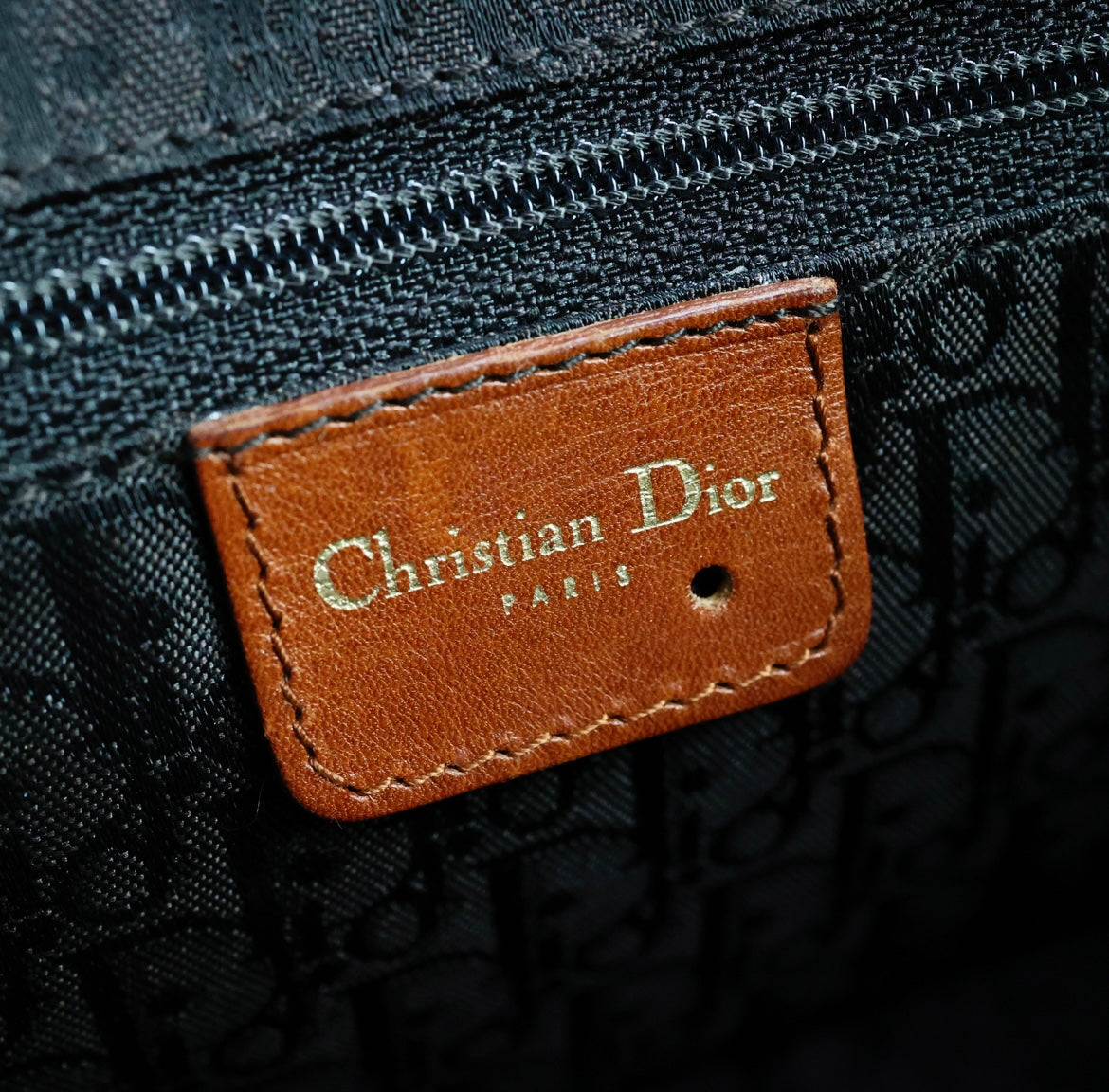 Vintage Dior Columbus leo print bag