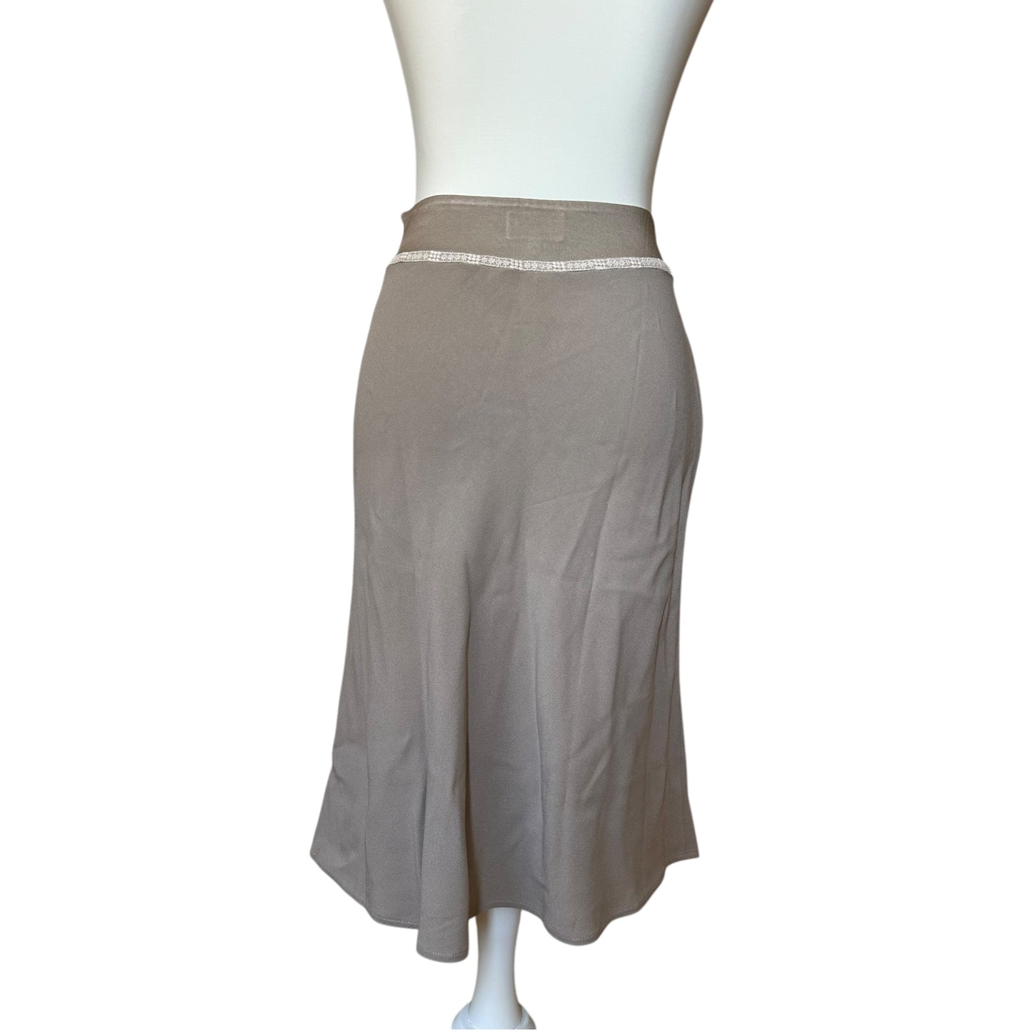 Vintage Blumarine midi lace detail skirt / S