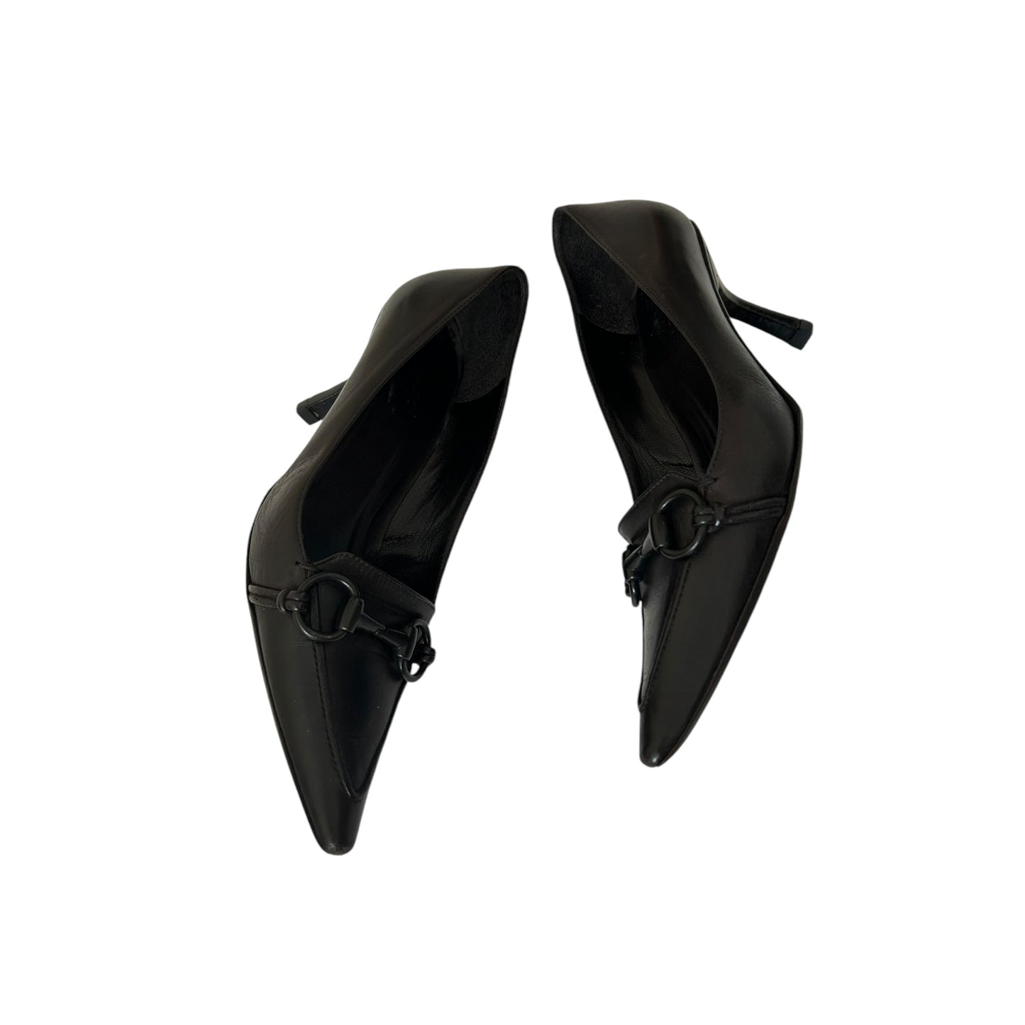 Vintage Gucci by Tom Ford horse-bit heels pumps / 35.5