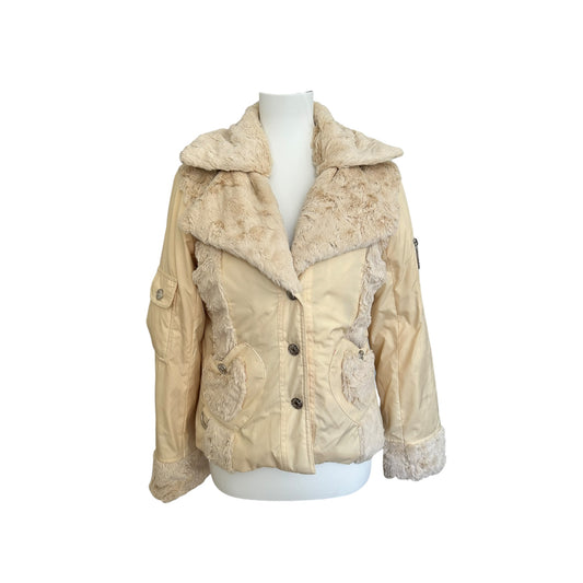 Vintage Dior butter fur winter jacket FW2002