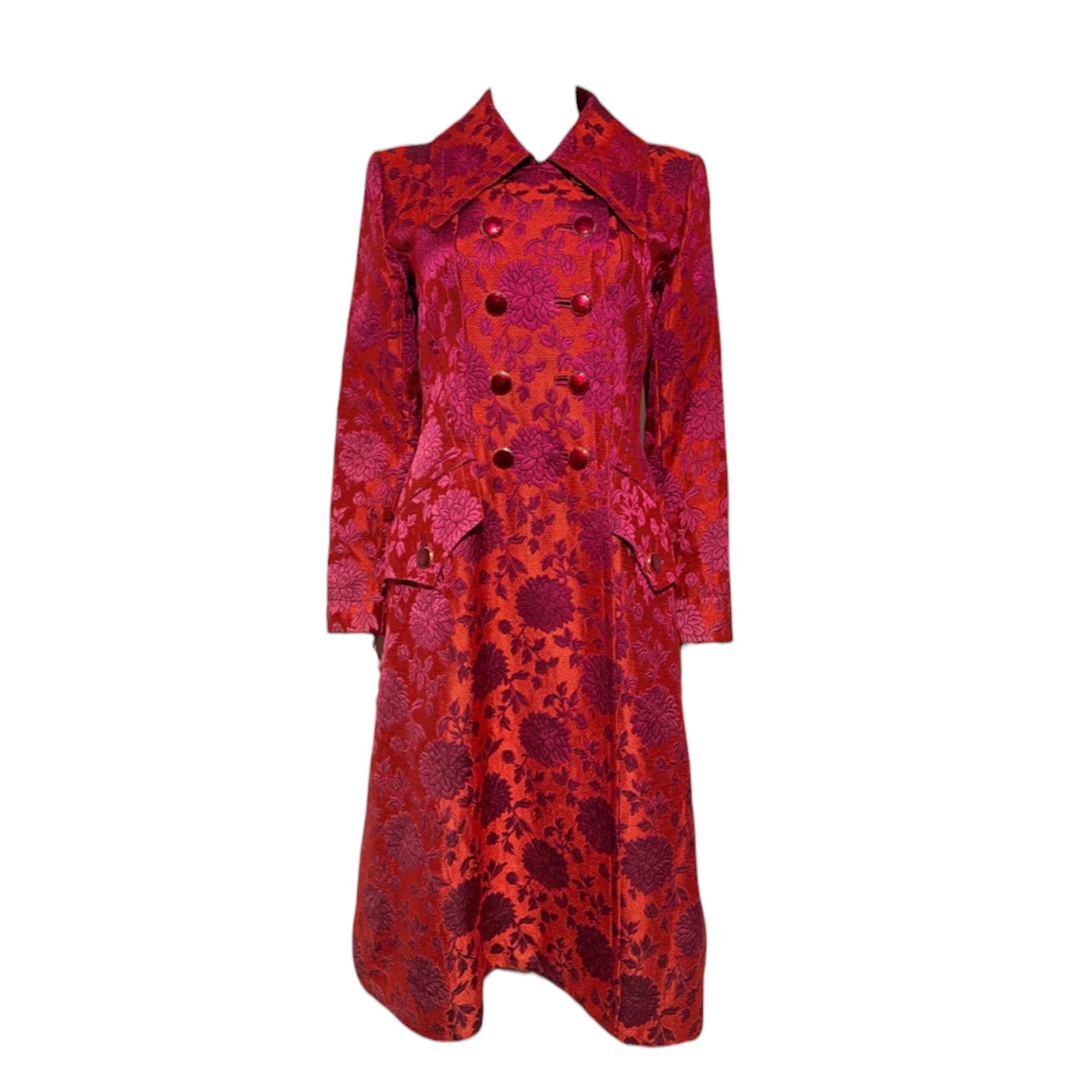 Documented Vintage Runway Yves Saint Laurent Rive Gauche
AW 1992/1993 Runway brocade coat