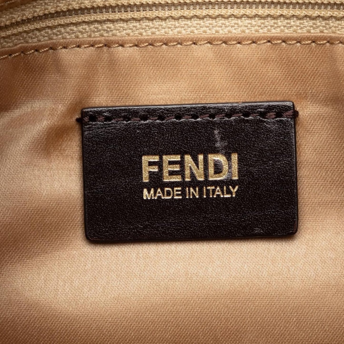 Vintage Tan Fendi Large Nubuck Mamma Forever Shoulder Bag Camel
