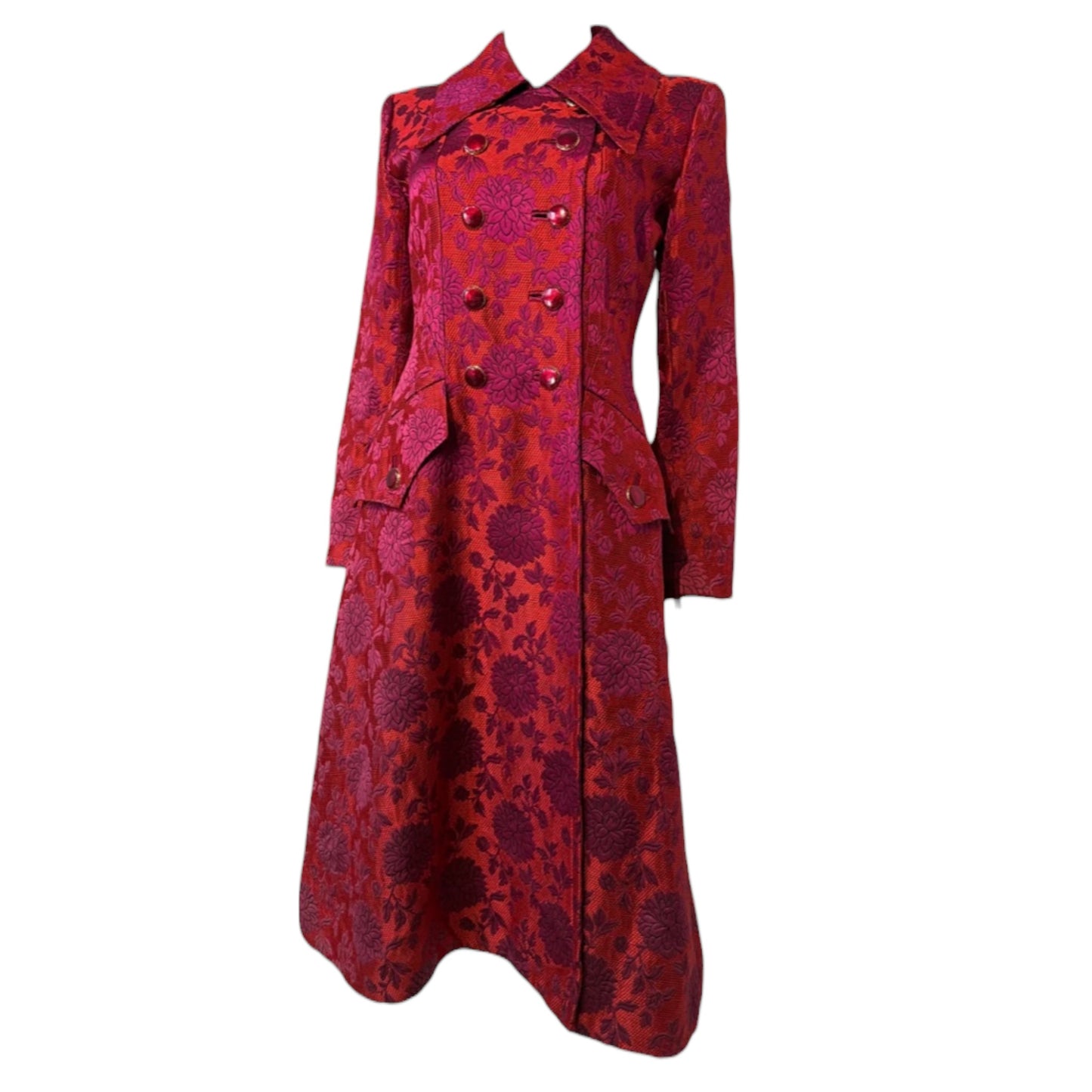 Documented Vintage Runway Yves Saint Laurent Rive Gauche
AW 1992/1993 Runway brocade coat