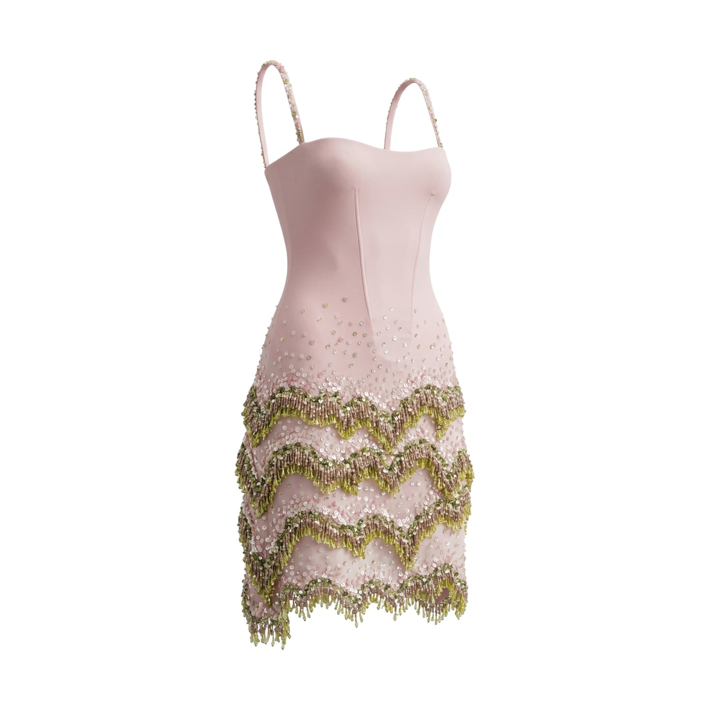 Roberto Cavalli F/W 2002 Embellished
Beaded pink Slip Dress
