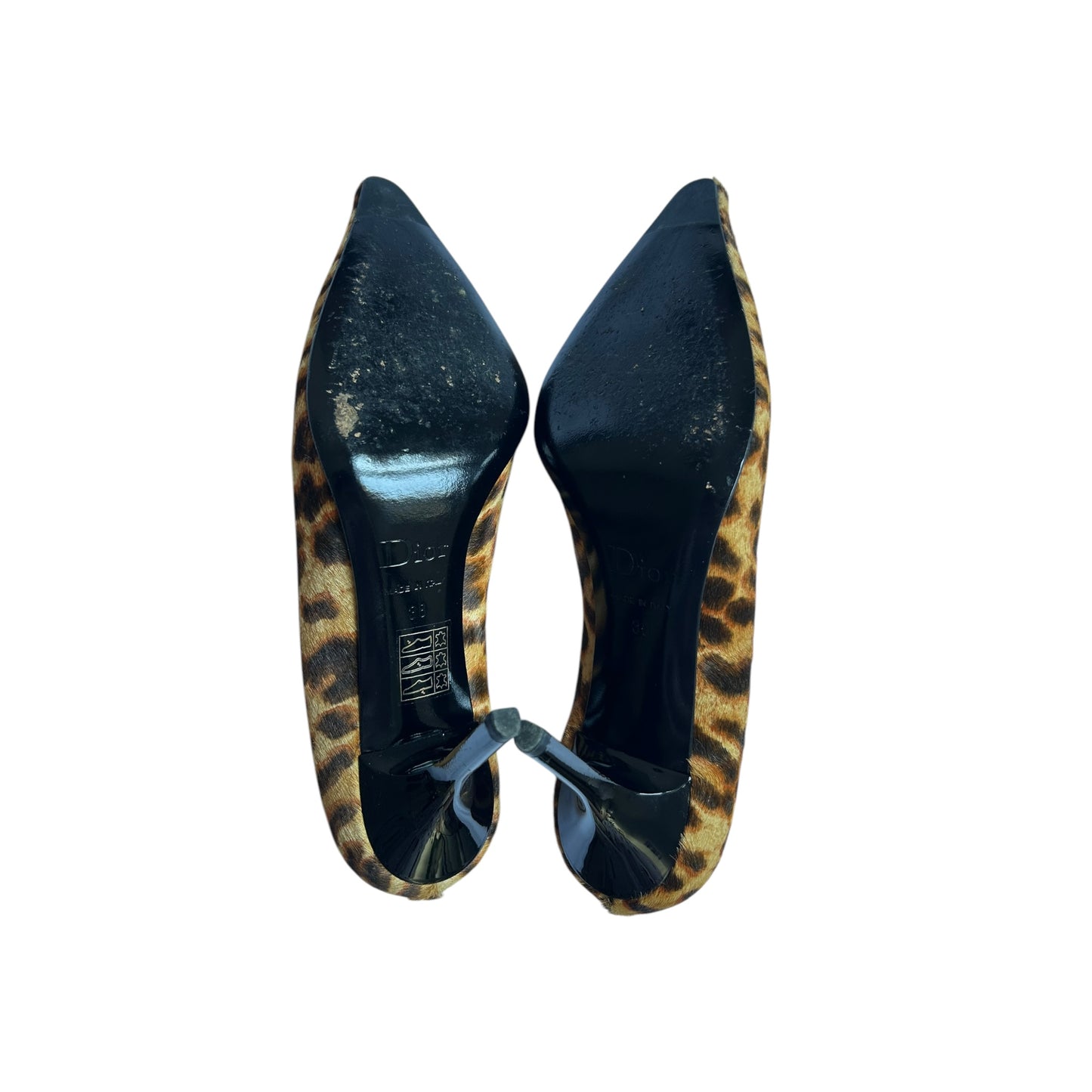 Vintage Dior by John Galliano leo FW2004 gambler heels / 38