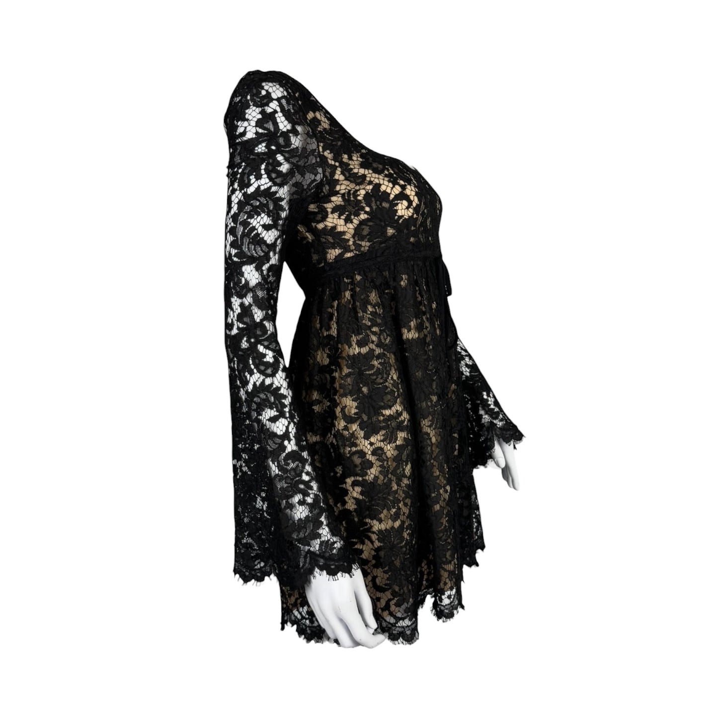 Vintage Gucci SS1996 Runway Black Lace Mini Dress – Tom Ford Era