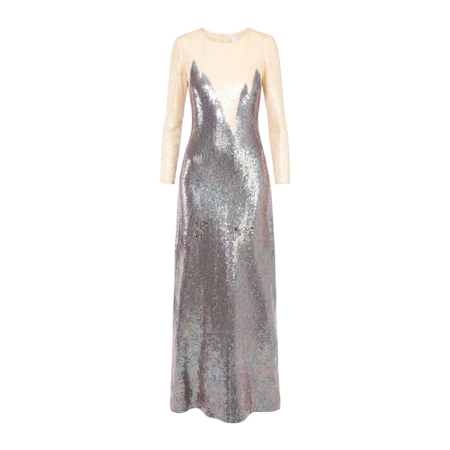 Vintage Halston Embellished Sequin Oil Slick Dress
i’m Fall 1973 Runway Collection, seen on the iconic Pat Cleveland