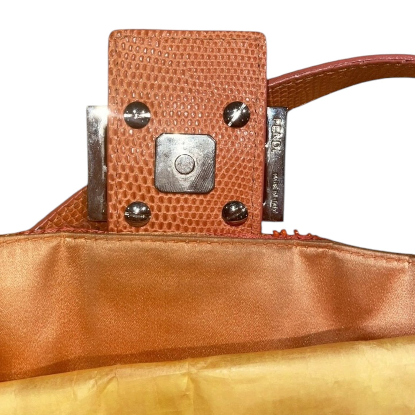 Vintage Fendi Baguette Beaded Swirl Bag | Rare Pink & Orange Shoulder Bag