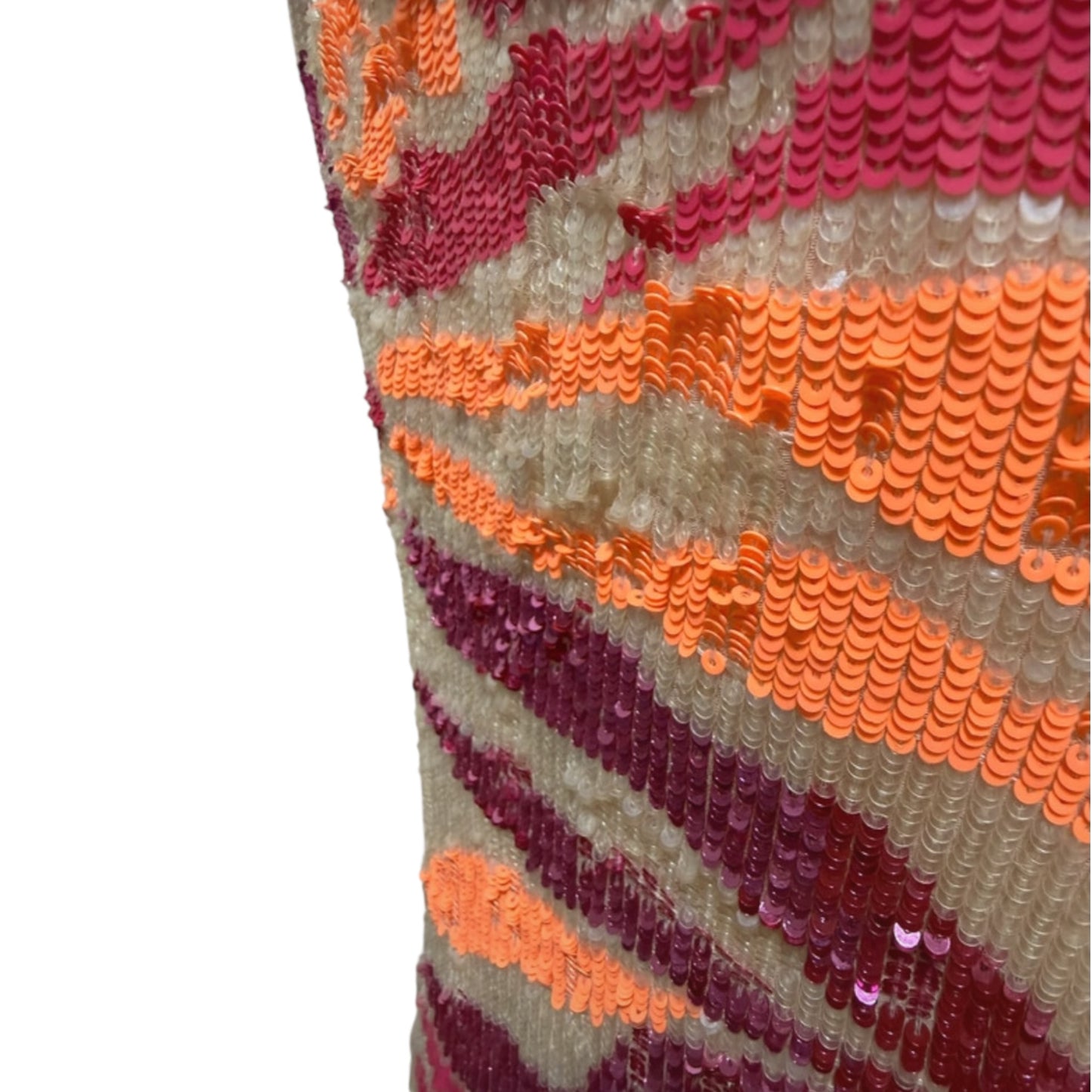 Vintage Blumarine Runway 2008 Sequin Zebra Mini Dress – Rare Archive Piece