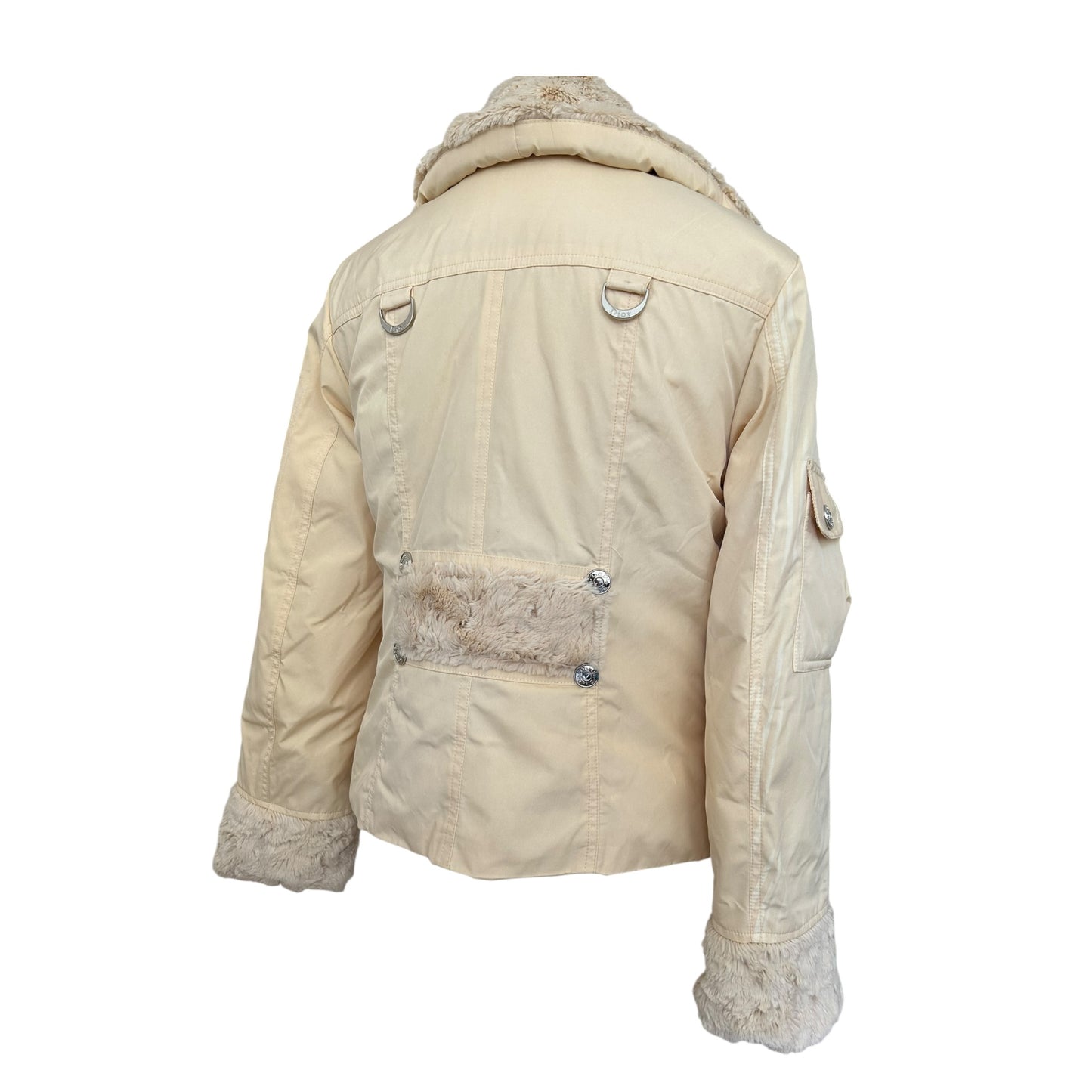 Vintage Dior butter fur winter jacket FW2002