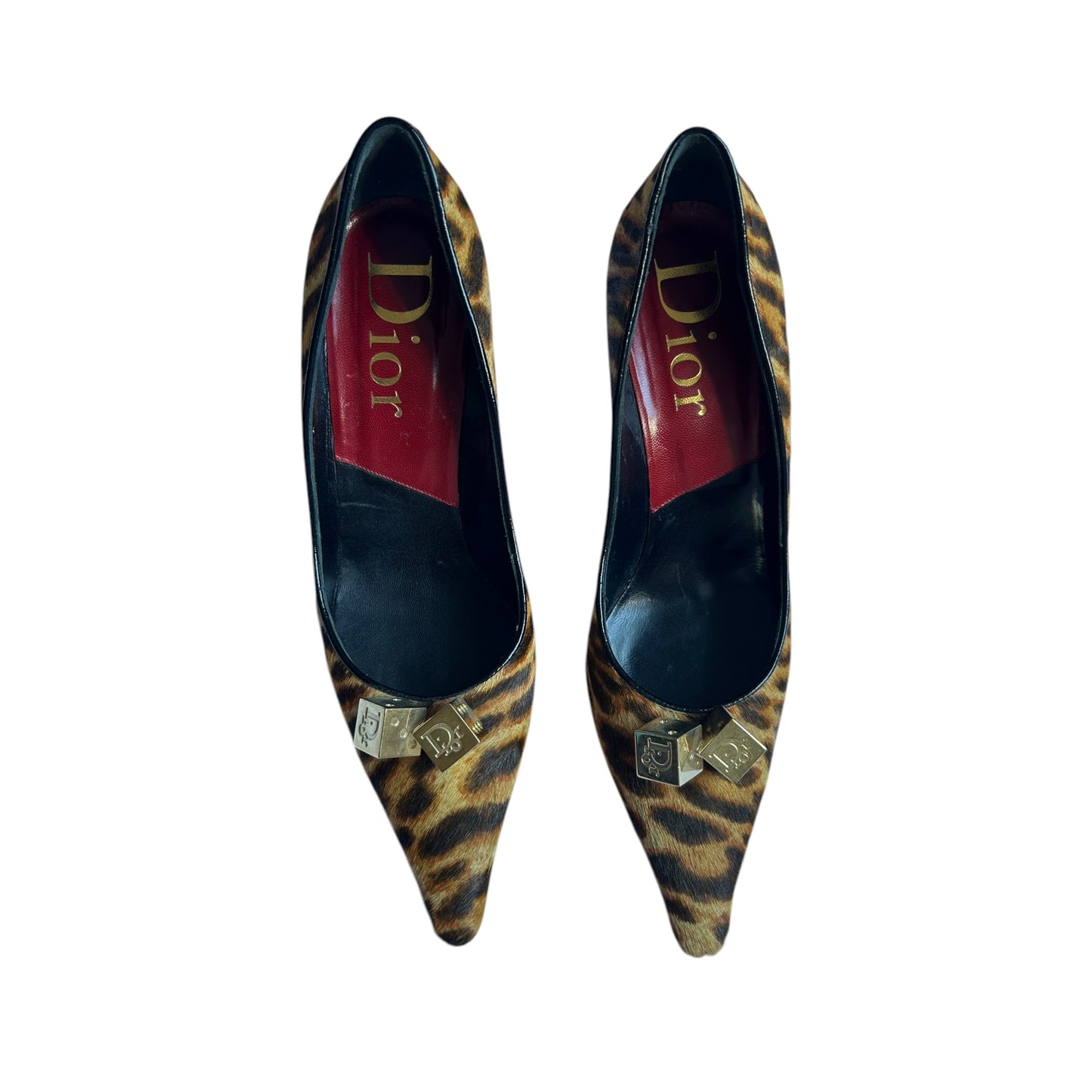 Vintage Dior by John Galliano leo FW2004 gambler heels / 38