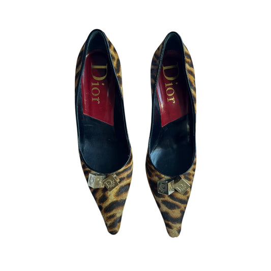 Vintage Dior by John Galliano leo FW2004 gambler heels / 38