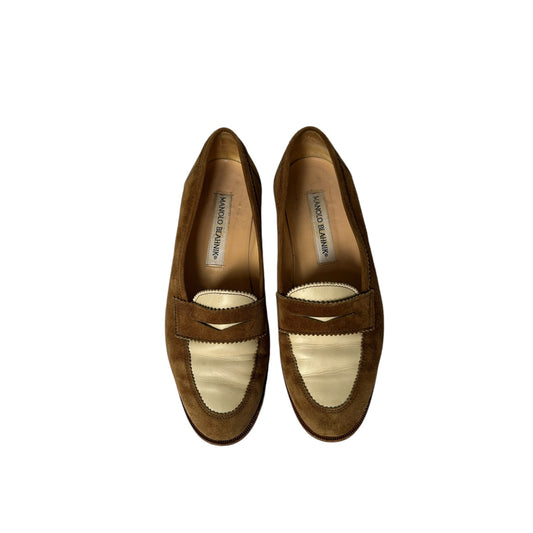 Vintage Manolo Blahnik loafers as seen on princess Diana / 36.5