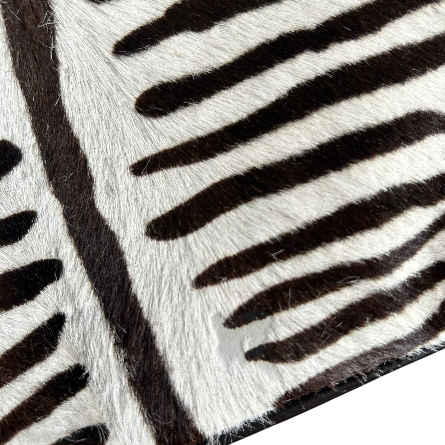 Vintage Prada pony hair zebra animal print shoulder bag