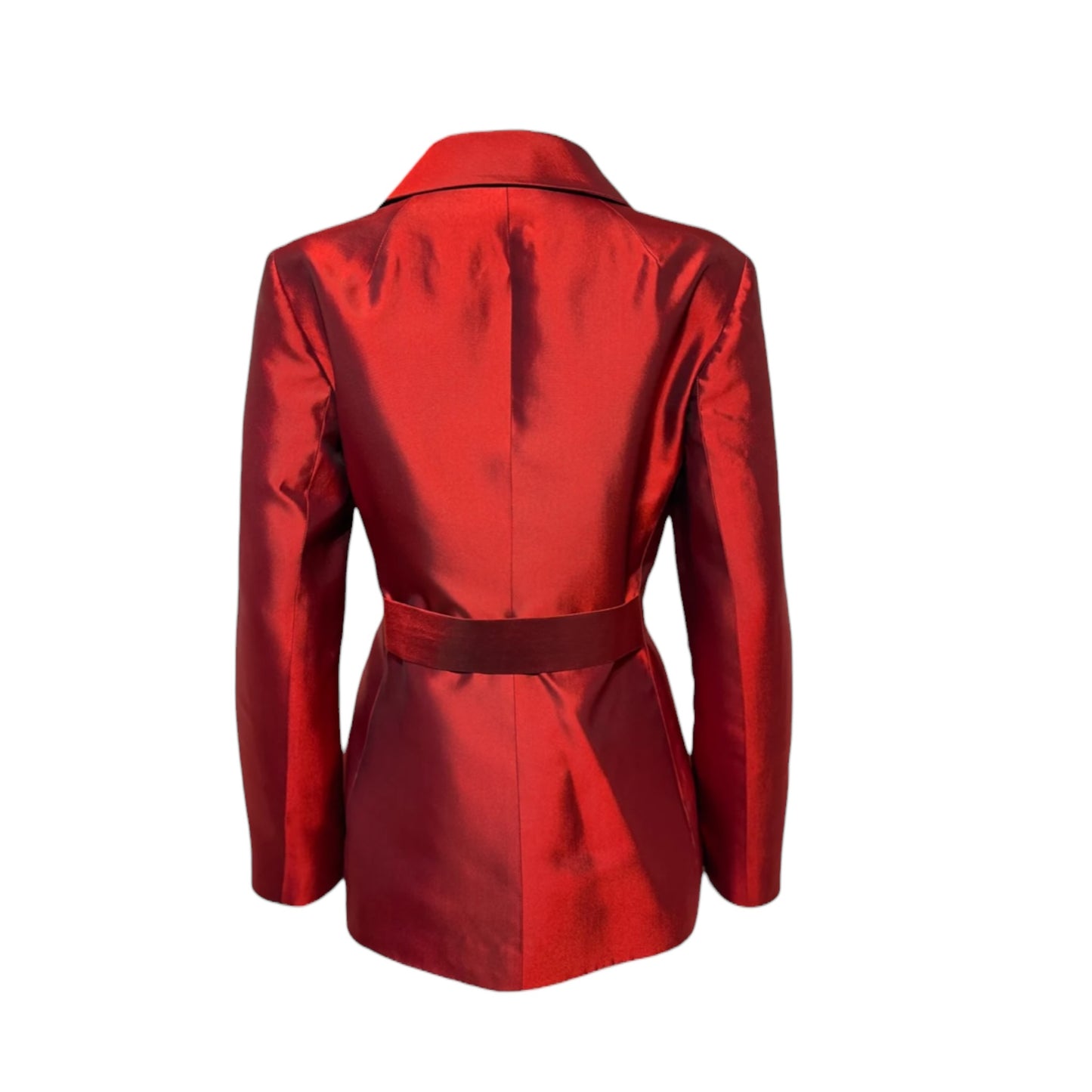 Vintage Dolce&Gabbana Vintage SS 1996 Runway red silk blazer