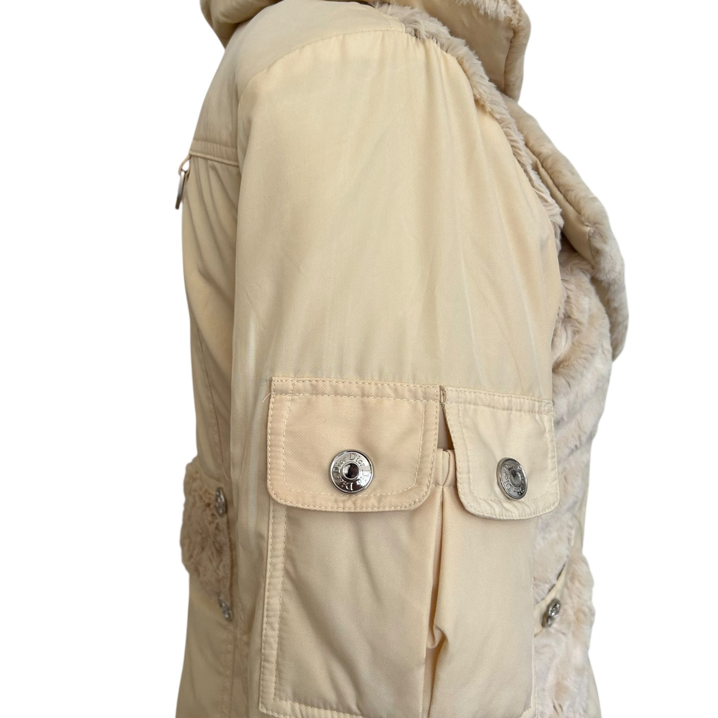 Vintage Dior butter fur winter jacket FW2002